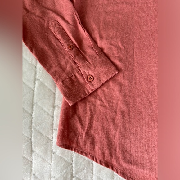 NWT Ocean+Coast | Dusty Pink Button Up | Size Large - Picture 8 of 12